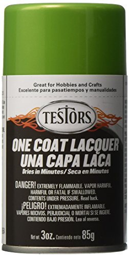Product Cover Testors TLACQUER-1835  Aerosol Lacquer Paint 3oz-Lime Ice