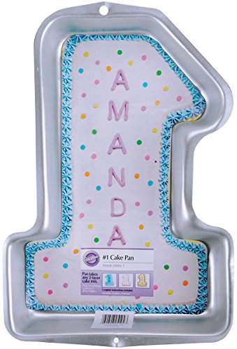 Product Cover Wilton First Birthday Cake Pan, Kids 3D Number One Cake Pan