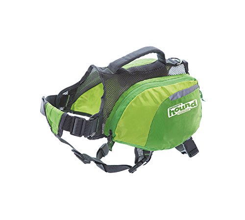 Product Cover Daypak Dog Backpack Hiking Gear For Dogs by Outward Hound, Large, Green