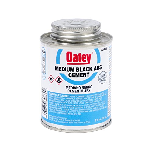 Product Cover Oatey 30889 Medium Bodied Solvent Cement, 8 Oz, Can, Liquid, Black