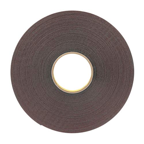 Product Cover 3M VHB Acrylic Foam Tape 5952, Black, 1 in x 36 yd, 45 mil