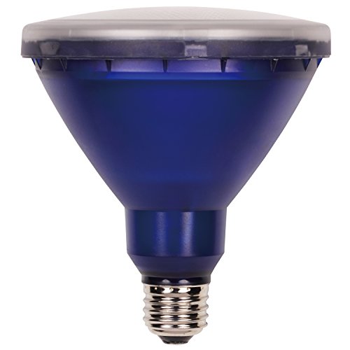 Product Cover Westinghouse Lighting 0315100 15W PAR38 LED Outdoor Bulb, Flood Blue E26 (Medium) Base, 120V, Box