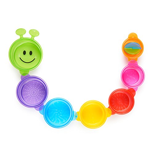 Product Cover Munchkin Caterpillar Spillers Stacking and Straining Cups Bath Toy