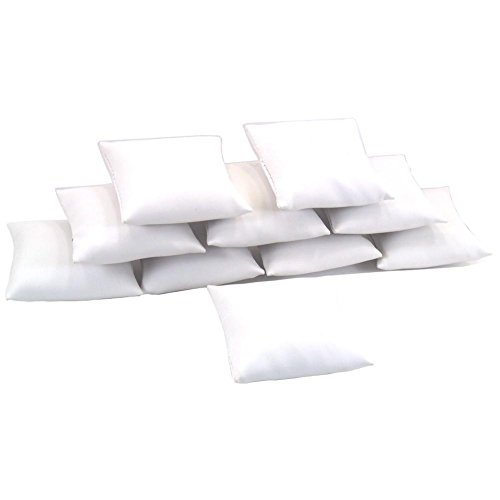 Product Cover 10 White Leather Bracelet Watch Pillow Jewelry Displays 3