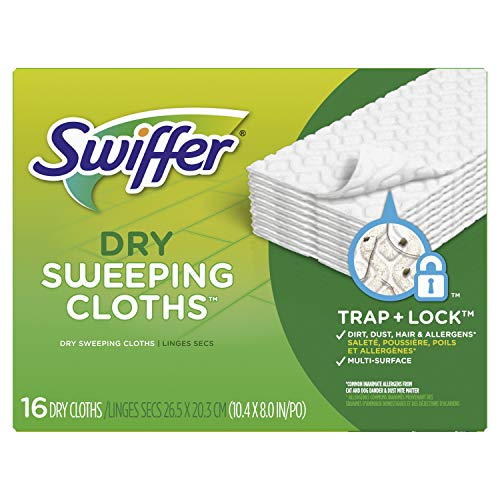 Product Cover Swiffer Disposable Cloth Dry Sweeping Refills, 16 Count