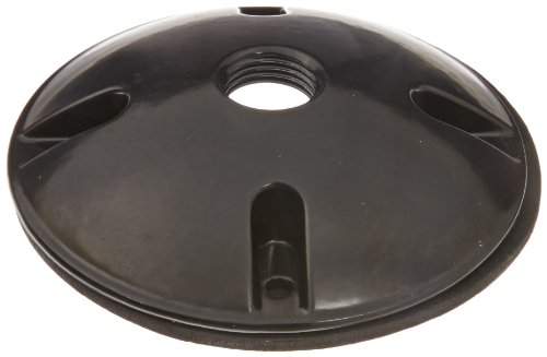 Product Cover RAB Lighting C100B Die Cast Aluminum Weatherproof Round Cover with 1 Hole, 4-1/2