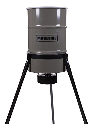 Product Cover Moultrie Pro Magnum Tripod Deer Feeder | 30-Gallon | LCD Timer | 200 lb. Capacity | All-Metal Feeder Kit
