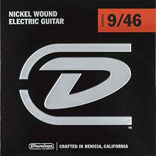 Product Cover Dunlop DEN0946 Nickel Wound Electric Guitar Strings, Light/Heavy, .009-.046, 6 Strings/Set