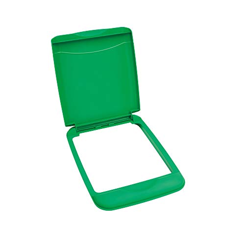 Product Cover Rev-A-Shelf RV-35-LID-G-1 35 Quart Waste Container Trash Recycling Lid, Green
