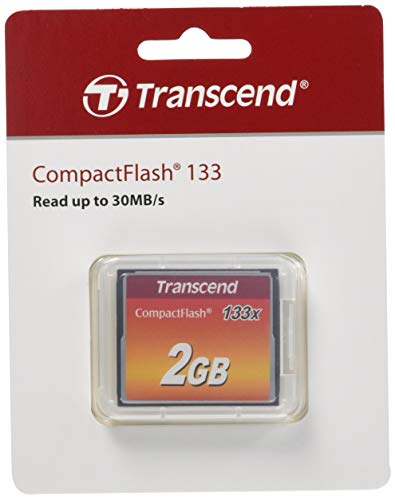 Product Cover Transcend 2 GB 133x CompactFlash Memory Card TS2GCF133