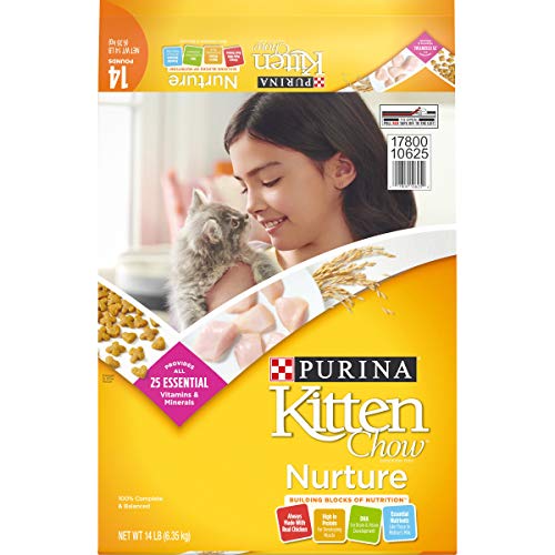 Product Cover Purina Kitten Chow Nurturing Formula Dry Cat Food 14lb