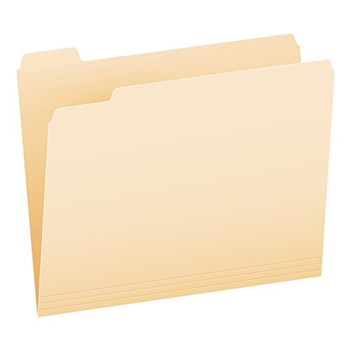 Product Cover Pendaflex Essentials File Folders, Letter Size, 1/5 Cut, Manila, 100 per Box (752 1/5)