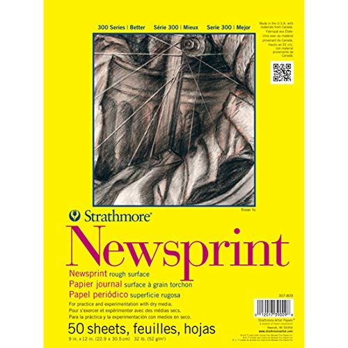 Product Cover Strathmore 307-18 300 Series Newsprint Pad, Smooth 18