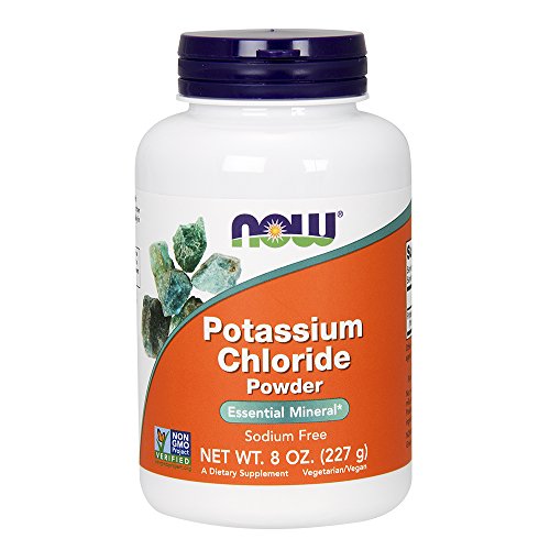 Product Cover Now Foods: Potassium Chloride Powder Table Salt Substitute, 8 oz (2 pack)
