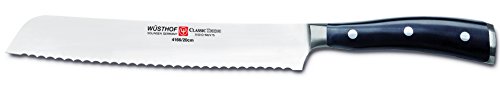 Product Cover Wusthof 4166-7/20 Classic IKON Bread Knife, One Size, Black, Stainless