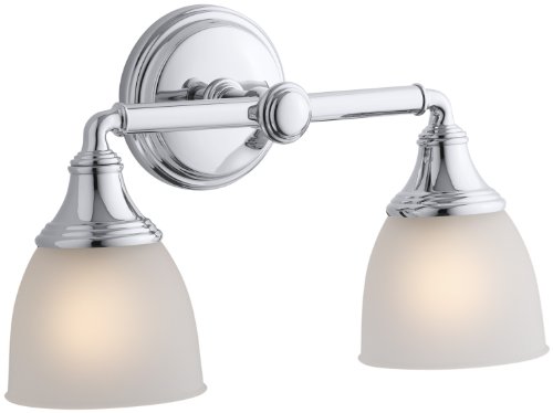 Product Cover KOHLER K-10571-CP Devonshire Double Wall Sconce, Polished Chrome