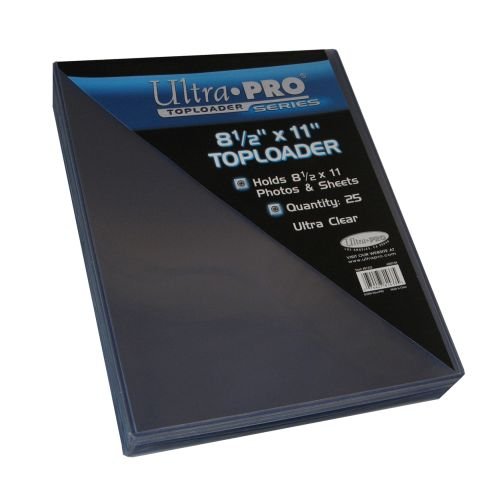 Product Cover Ultra Pro Clear Toploader 8-1/2-Inches x 11-Inches (25-Count)