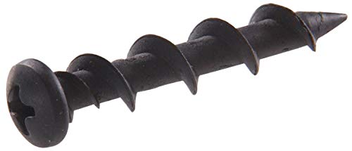 Product Cover The Hillman Group 42006 3/16-Inch by 1-1/4-Inch WallDog Pan Head Phillip Screw, Black
