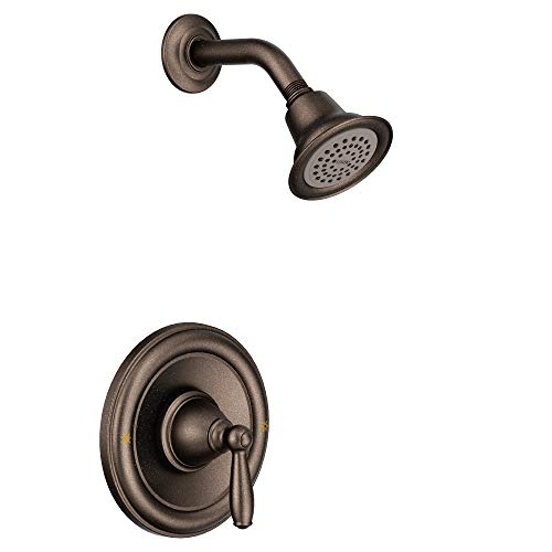 Product Cover Moen T2152ORB Brantford Posi-Temp Pressure Balancing Shower Valve Trim Kit Valve Required, Oil-Rubbed Bronze