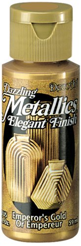 Product Cover DecoArt Dazzling Metallics 2-Ounce Emperor's Gold Acrylic Paint