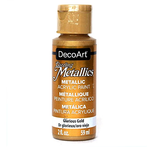 Product Cover DecoArt DM-DA071 Dazzling Metallics 2-Ounce Glorious Gold Acrylic Paint