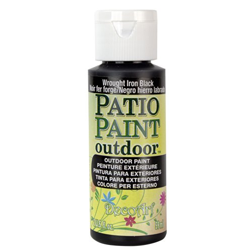 Product Cover DecoArt Patio Paint, 2-Ounce, Wrought Iron Black