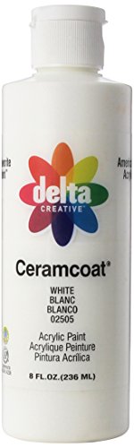 Product Cover Delta Creative Ceramcoat Acrylic Paint in Assorted Colors (8 oz), 025058, White