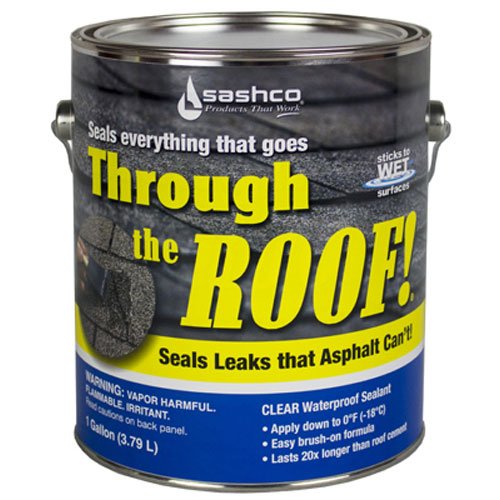 Product Cover Sashco Gallon Clear Roof Sealant
