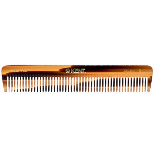 Product Cover Kent R5T Handmade Saw-Cut Coarse Toothed Grooming and Detangling Dressing Hair Comb (6 1/2