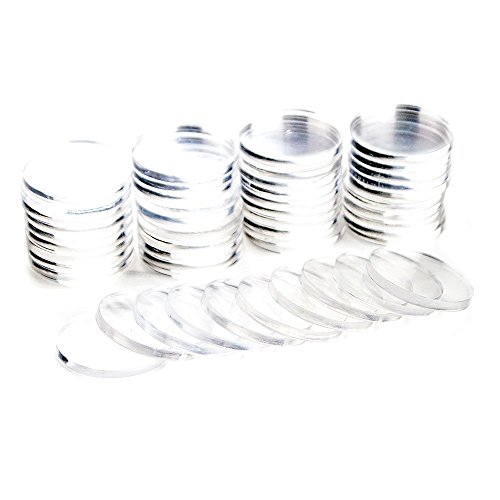 Product Cover Brybelly Clear Acrylic Poker Chip Spacers (50-Pack)
