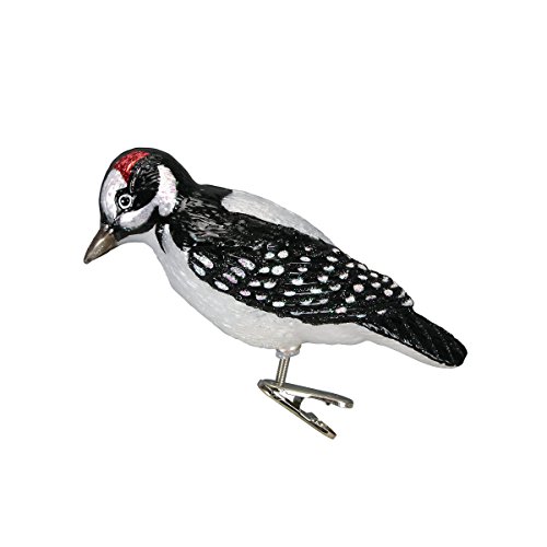 Product Cover Old World Christmas Bird Watcher Collection Glass Blown Ornaments for Christmas Tree Woodpecker