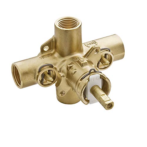 Product Cover Moen 2590 Rough-In Posi-Temp Pressure Balancing Cycling Shower Valve with Stops, 1/2-Inch IPS