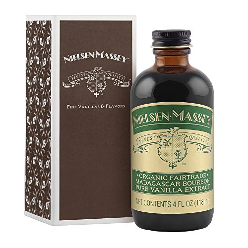 Product Cover Nielsen-Massey Organic Fairtrade Madagascar Bourbon Pure Vanilla Extract, with Gift Box, 4 Ounces