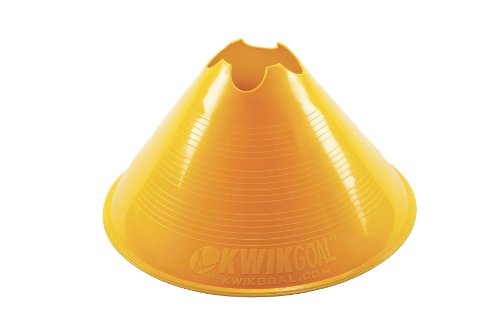 Product Cover Kwik Goal Jumbo Disc Cones (Yellow, Pack of 12)