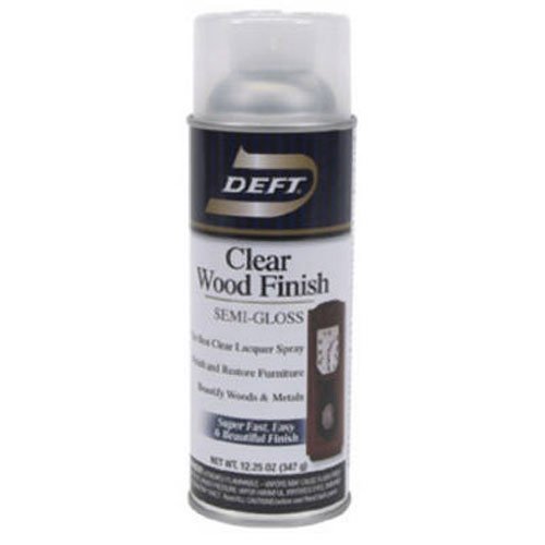 Product Cover Deft Interior Clear Wood Finish Semi-Gloss Spray, 12.25-Ounce Aerosol