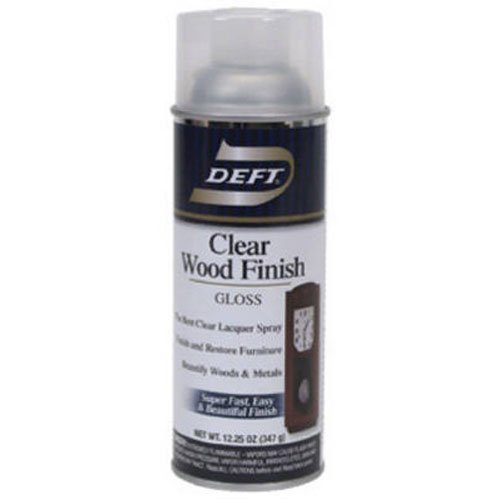 Product Cover Deft Interior Clear Wood Finish Gloss Lacquer, 12.25-Ounce Aerosol Spray