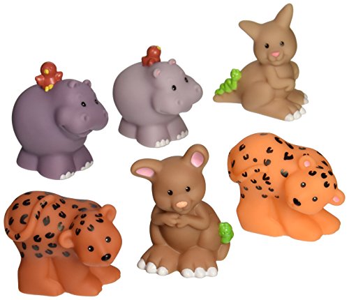 Product Cover Fisher Price Little People Noah's Animals Kangaroos, Hippos, and Leopards- Assortment
