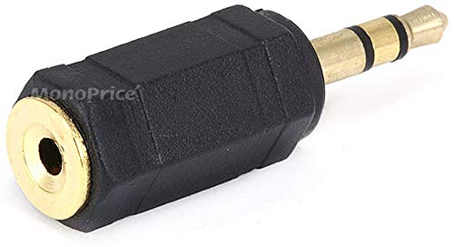 Product Cover Monoprice 107126 3.5mm Stereo Plug to 2.5mm Stereo Jack Adaptor, Gold Plated