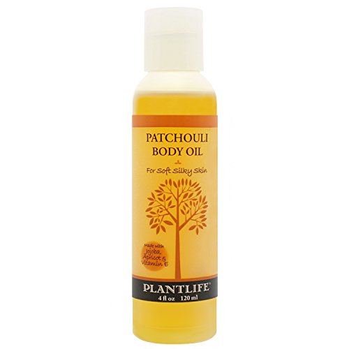 Product Cover Patchouli Body & Bath Oil with Vitamin E, Apricot & Jojoba- 4 oz.