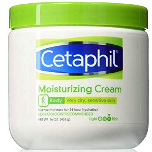 Product Cover Cetaphil Moisturizing Cream for Dry/Sensitive Skin, Fragrance Free 16 oz
