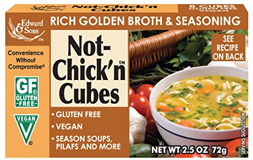 Product Cover Edward & Sons Not Chick'n Bouillon Cubes, 2.5 Ounce Boxes (Pack of 12)