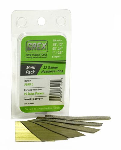 Product Cover GREX P6/MP-3 23 Gauge Multi-Pack Headless Pins (3,000 per box)