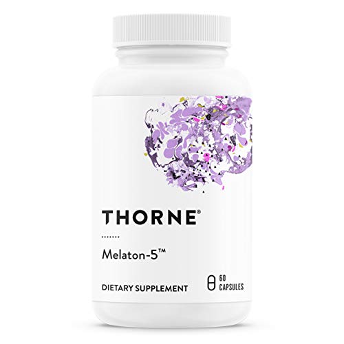 Product Cover Thorne Research - Melaton-5 - Melatonin Supplement (5 mg) to Promote Sleep and Relaxation - 60 Capsules
