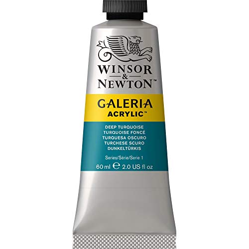 Product Cover Winsor & Newton, Deep Turquoise Galeria Acrylic Paint, 60ml Tube, 60-ml