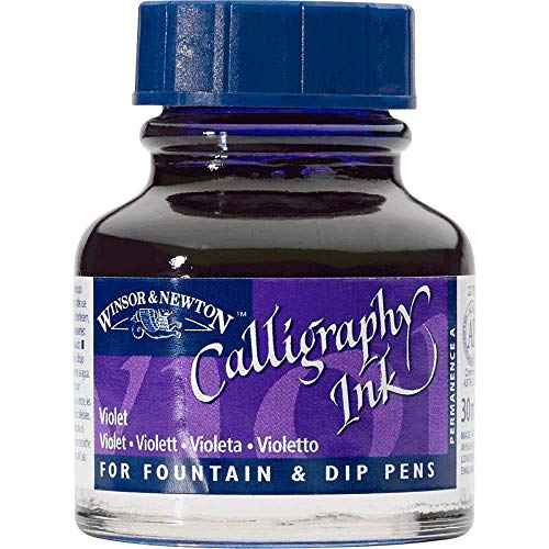 Product Cover Winsor & Newton Calligraphy Ink Bottle, 30ml, Violet