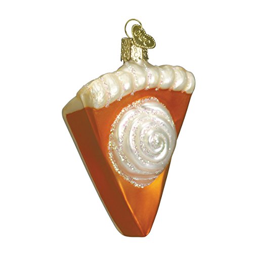 Product Cover Old World Christmas Ornaments: Piece Of Pumpkin Pie Glass Blown Ornaments for Christmas Tree (32019)