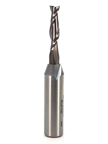 Product Cover Whiteside Router Bits RU4700 Standard Spiral Bit with Up Cut Solid Carbide 1/4-Inch Cutting Diameter and 1-Inch Cutting Length