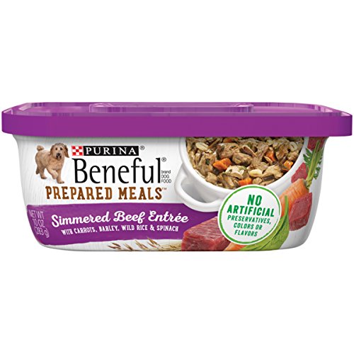 Product Cover Purina Beneful Gravy Wet Dog Food, Prepared Meals Simmered Beef Entree - (8) 10 oz. Tubs