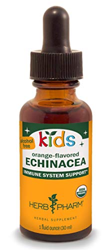 Product Cover Herb Pharm Kids Certified-Organic Alcohol-Free Echinacea Glycerite Liquid Extract, 1 Ounce