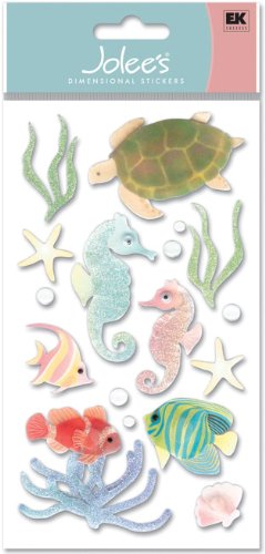 Product Cover Jolees Boutique Dimensional Stickers, Sea Horses